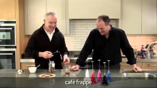 How to make a frappé coffee using an aerolatte milk frother [upl. by Tnomad528]