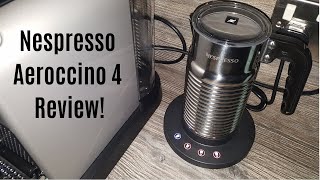 Nespresso Aeroccino 4 Milk Frother Review  Worth upgrading from the Aeroccino 3 [upl. by Maggi]