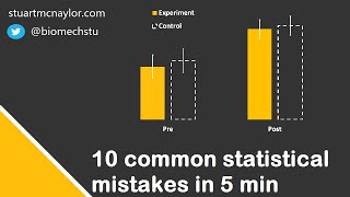 Ten Statistical Mistakes in 5 Min [upl. by Akihsay902]