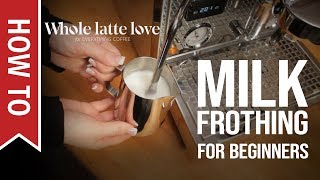 How To Milk Frothing for Beginners 5 Tips [upl. by Goraud360]