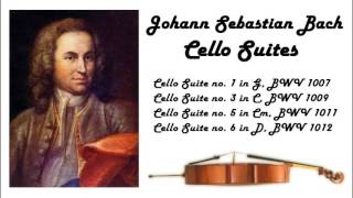 Johann Sebastian Bach  Cello suites in 432 Hz great for reading or studying [upl. by Anora]