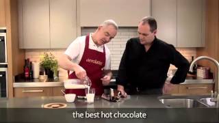 How to make a hot chocolate using an aerolatte milk frother [upl. by Ecirpac]