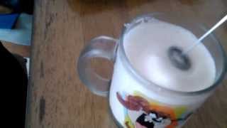 Aerolatte Review Frothing Cold Milk In Under 1 Minute [upl. by Aivek8]